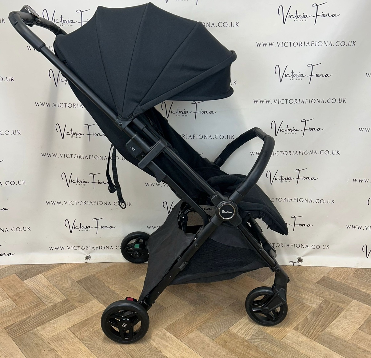 PRELOVED Silver Cross Jet 5 Compact Stroller - BLACK - Image 2