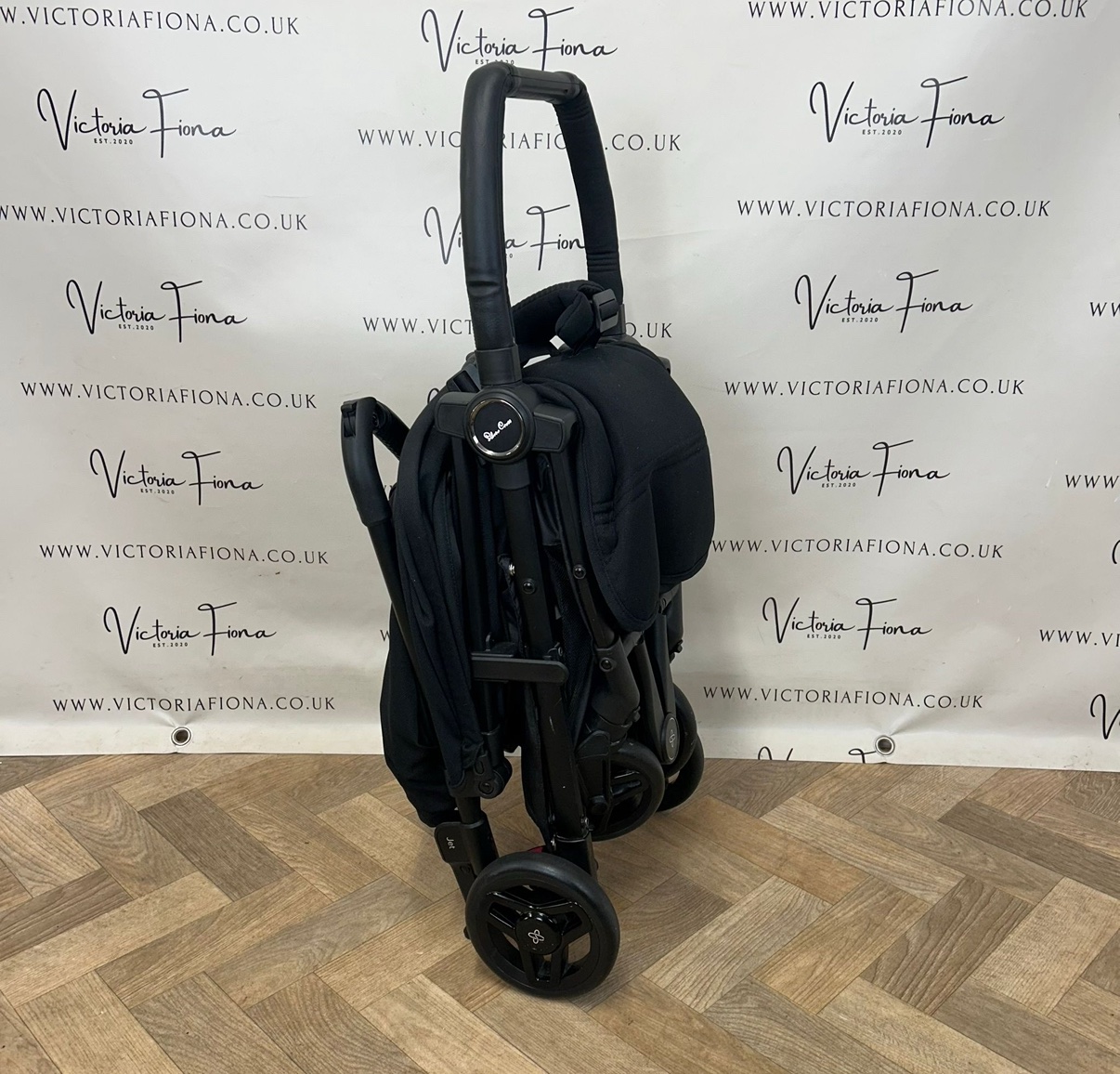 PRELOVED Silver Cross Jet 5 Compact Stroller - BLACK - Image 6