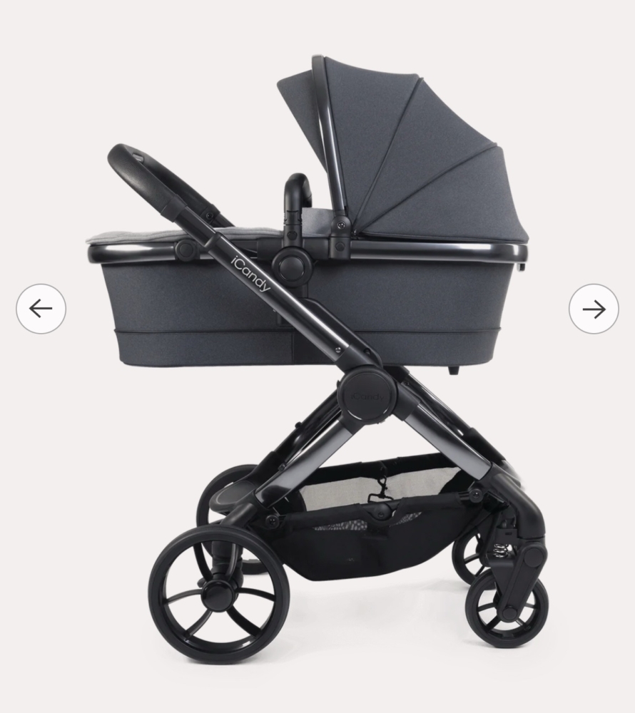 NEW iCandy Peach 7 Pushchair & Carrycot - Truffle Grey RRP£1149 - Image 2