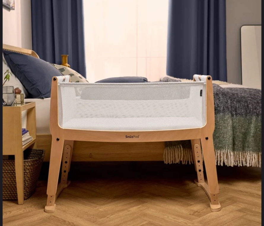 NEW SnuzPod Studio Bedside Crib Stockholm RRP£149