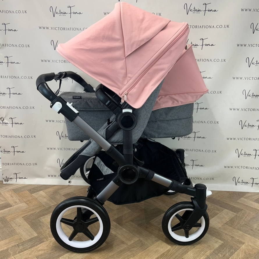 PRELOVED Bugaboo Donkey 5 RRP£1790 - BLUSH PINK & GREY 🩷 - Image 4