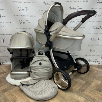 PRELOVED Babystyle Egg2 Pushchair and Carrycot With Accessories - Feather 🪶✨