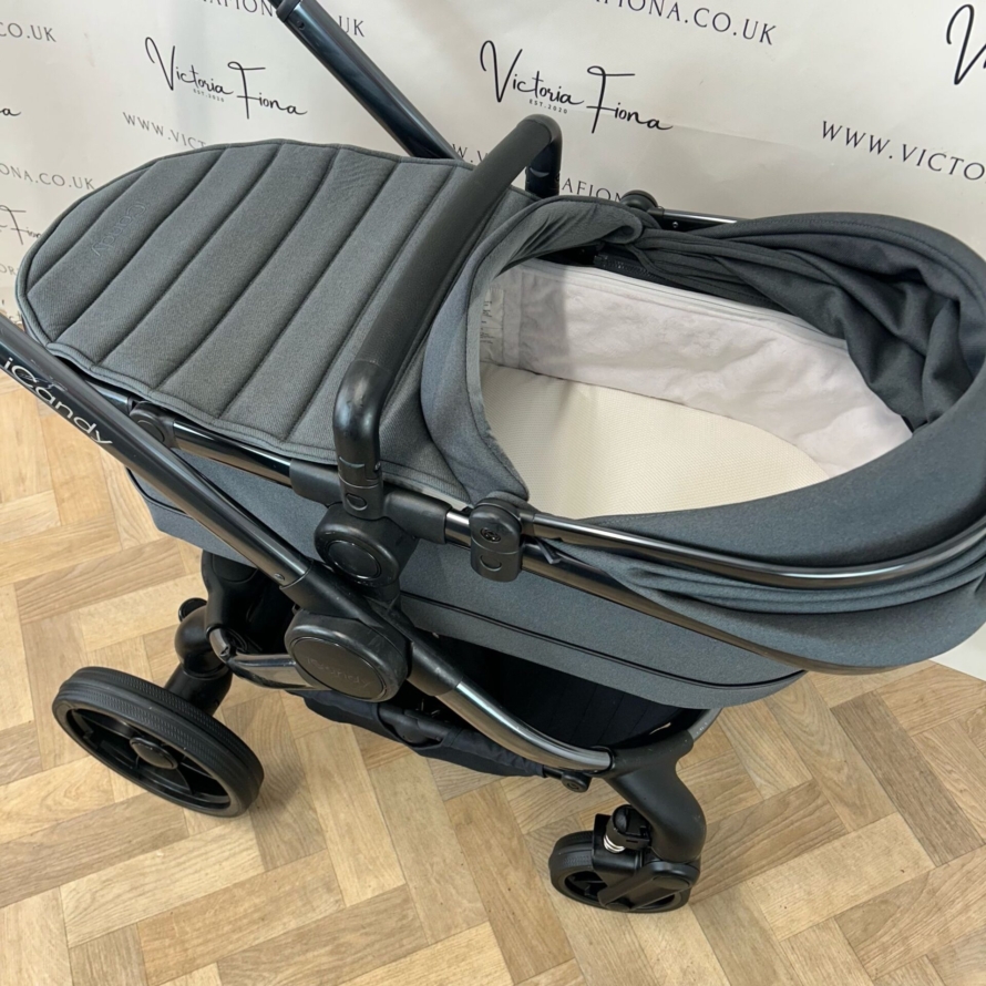 PRELOVED iCandy Peach 7 Pushchair with accessories - DARK GREY - Image 5