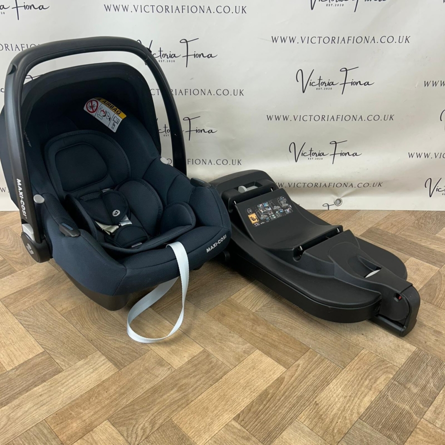 PRELOVED Maxi Cosi Cabriofix isize with isize Isofix Base - Graphite