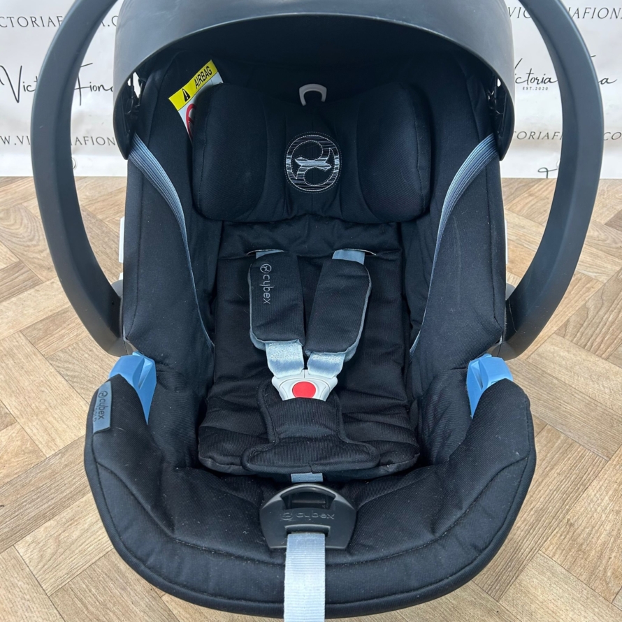 PRELOVED Cybex Aton 5 Car Seat & Isofix Base - Black - Image 2