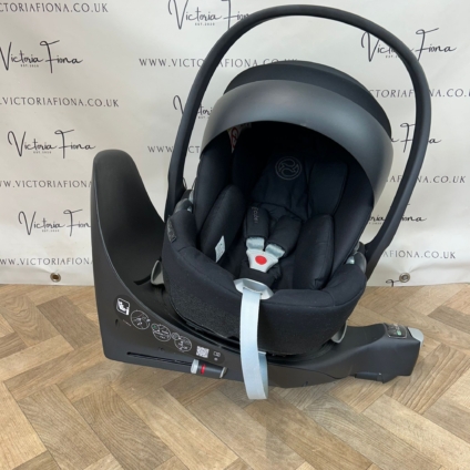 PRELOVED Cybex Cloud T Lie Flat Rotating Car Seat & T Isofix Base - Black