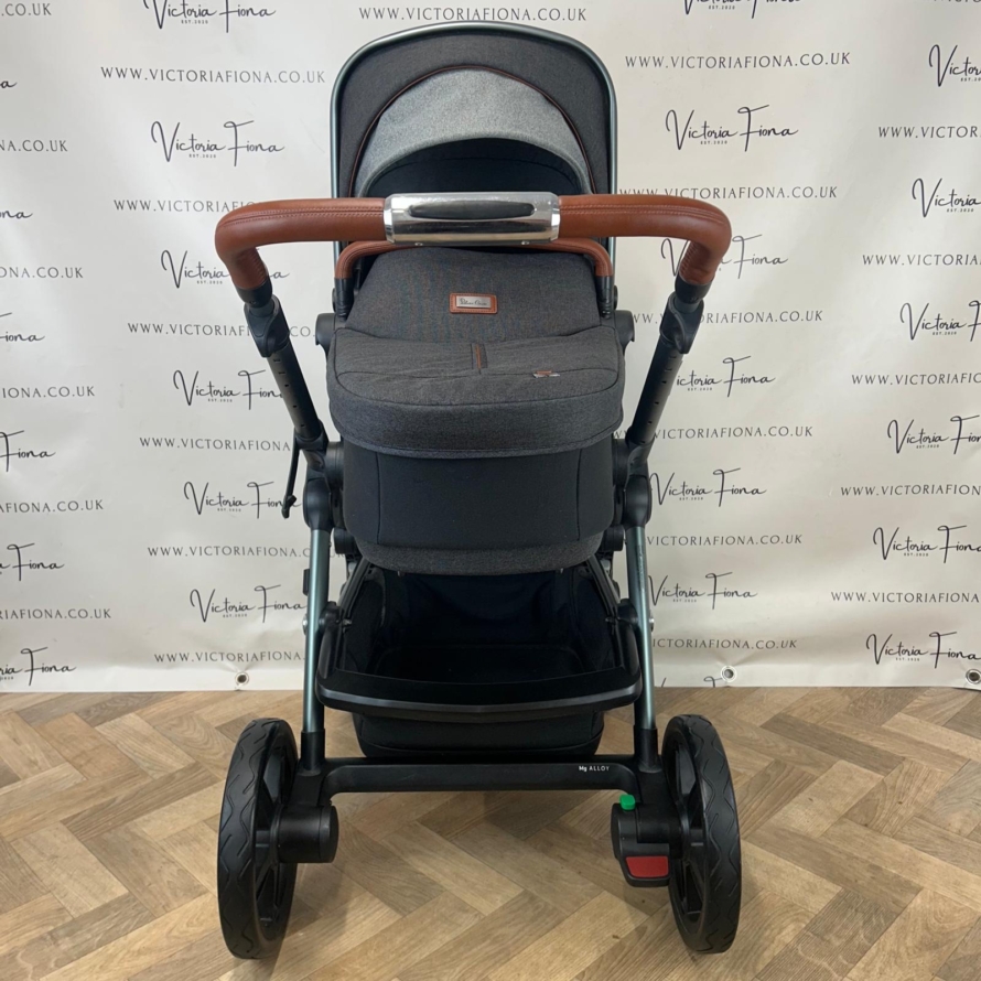PRELOVED Silver Cross Wave Pushchair, Carrycot & Car Seat - Granite - Image 3