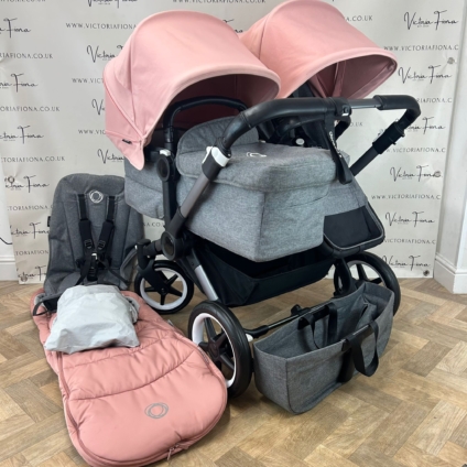 PRELOVED Bugaboo Donkey 5 RRP£1790 - BLUSH PINK & GREY 🩷