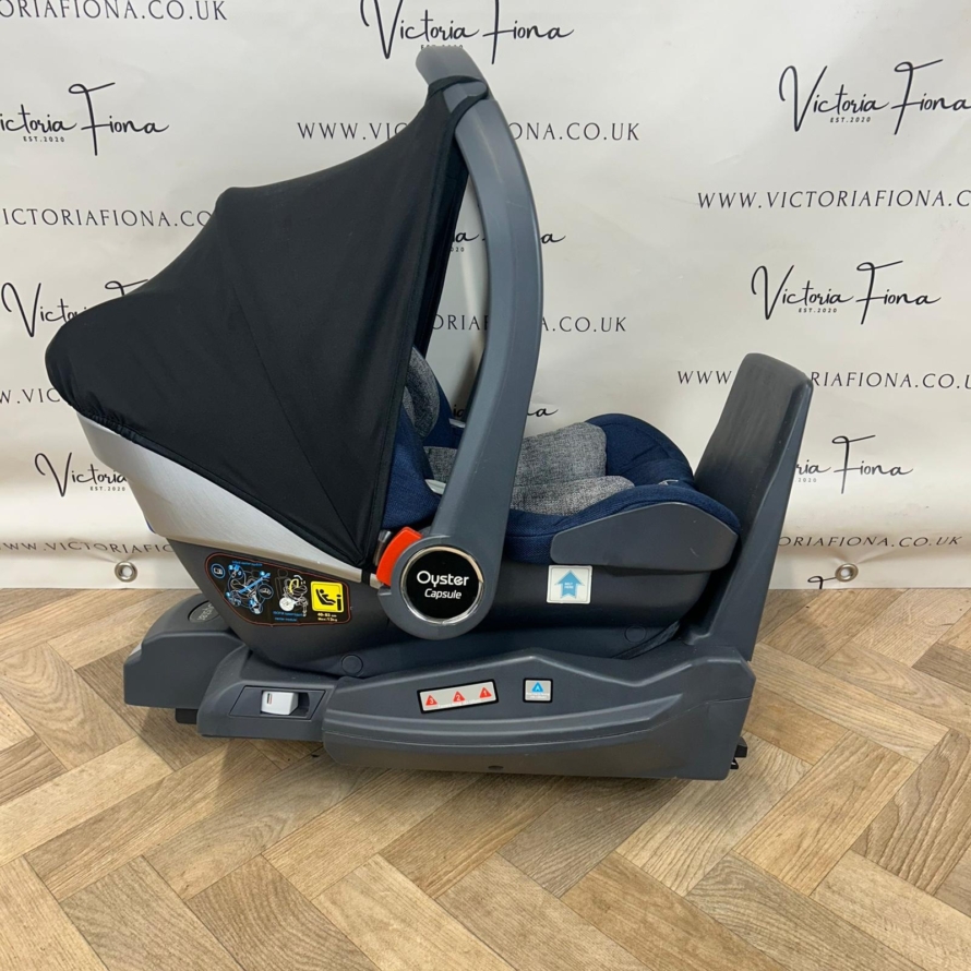 PRELOVED Oyster3 Capsule Car Seat & Isofix - Rich Navy Blue - Image 3