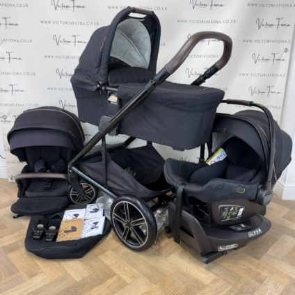 PRELOVED Nuna Mixx Next Pushchair, Carrycot & 360 Car Seat / Isofix RRP£1200 - Riveted
