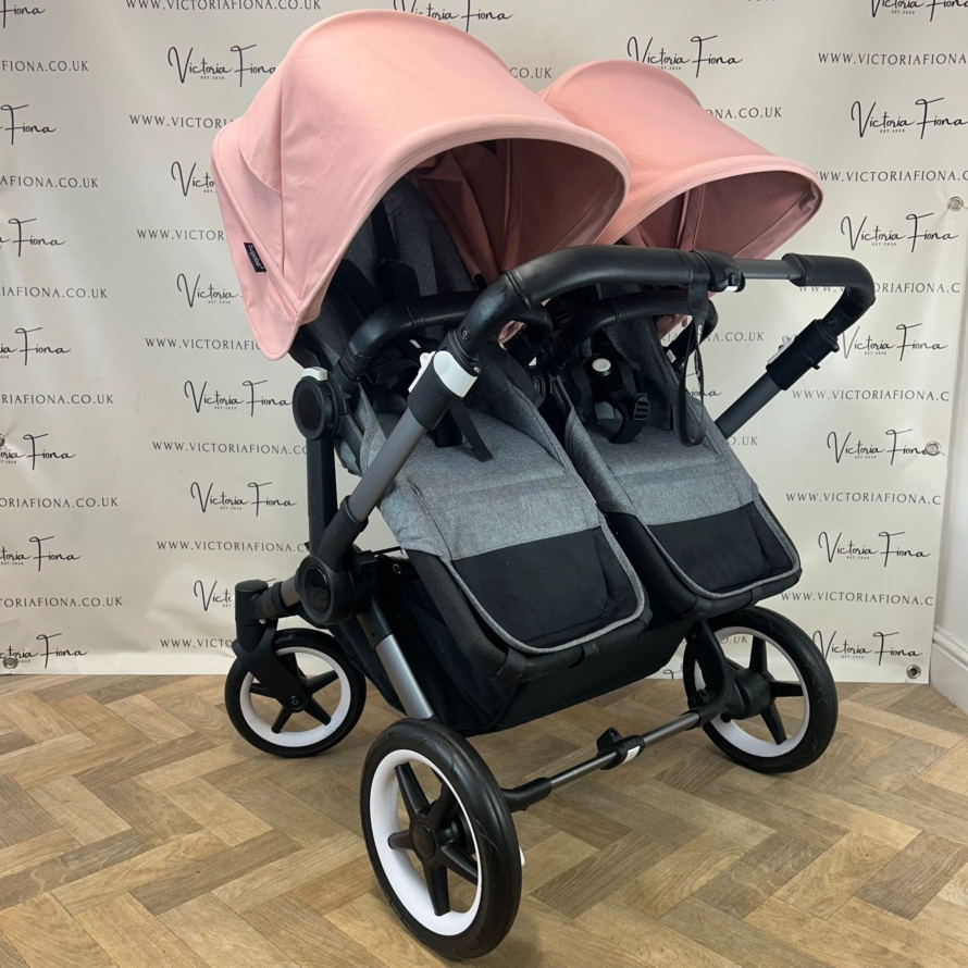 PRELOVED Bugaboo Donkey 5 RRP£1790 - BLUSH PINK & GREY 🩷 - Image 7