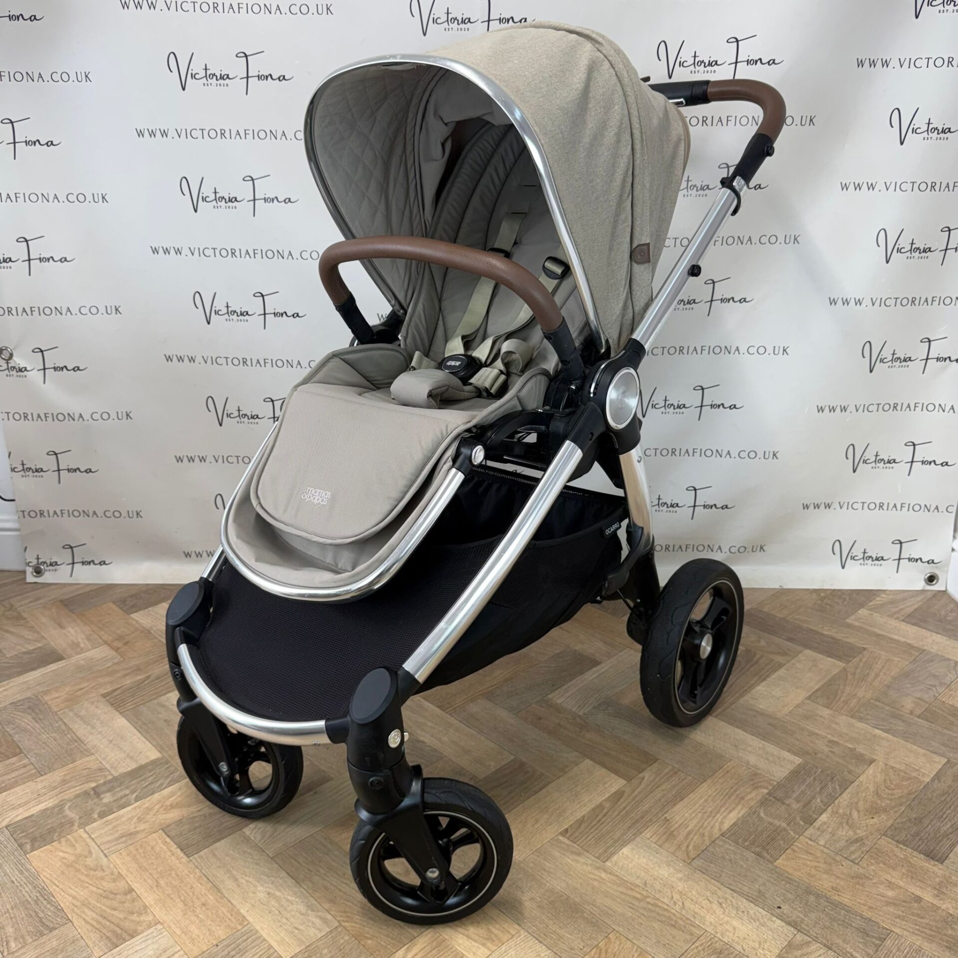 PRELOVED Mamas And Papas Ocarro Pushchair & Carrycot - Cashmere - Image 9