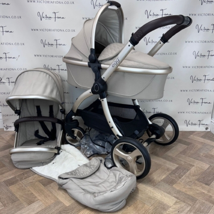 PRELOVED Babystyle Egg2 Pushchair and Carrycot With Accessories - Feather 🪶