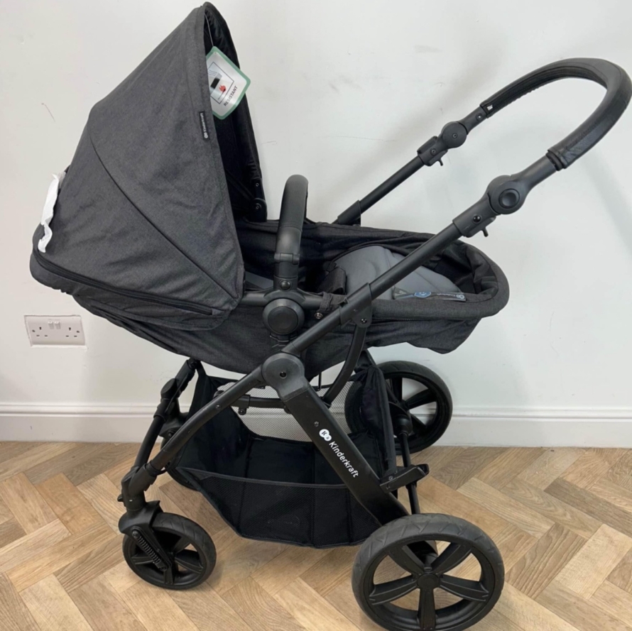 NEW Kinderkraft Moov CT Pushchair & NEW Car Seat (Travel System) BLACK - Image 7