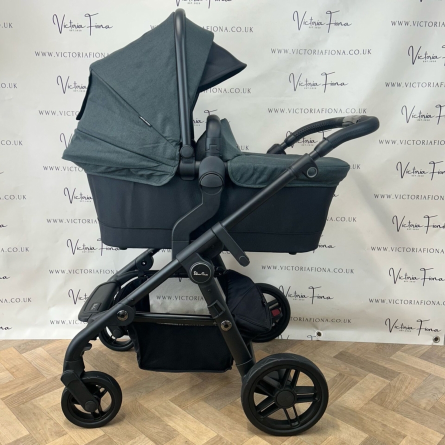 NEW Silver Cross Coast Pushchair & Carrycot - FLINT GREY - Image 5