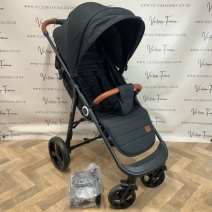 PRELOVED Kinderkraft Grande Plus Stroller Black RRP £180 Birth-22kg 📦
