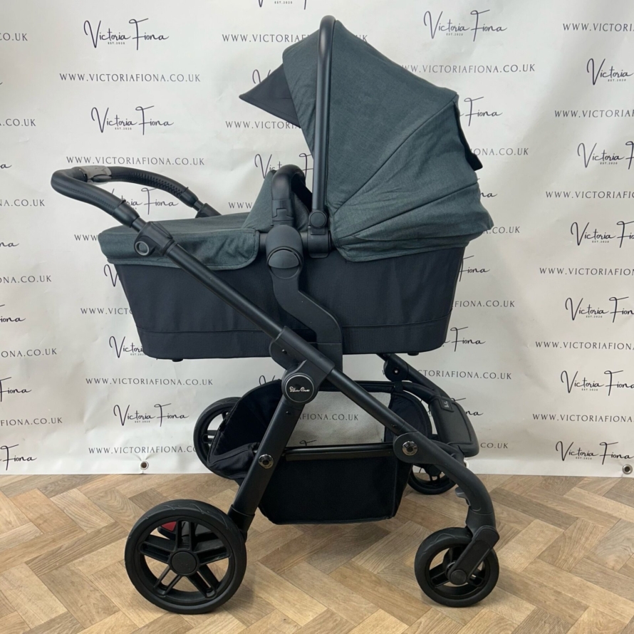 NEW Silver Cross Coast Pushchair & Carrycot - FLINT GREY - Image 2