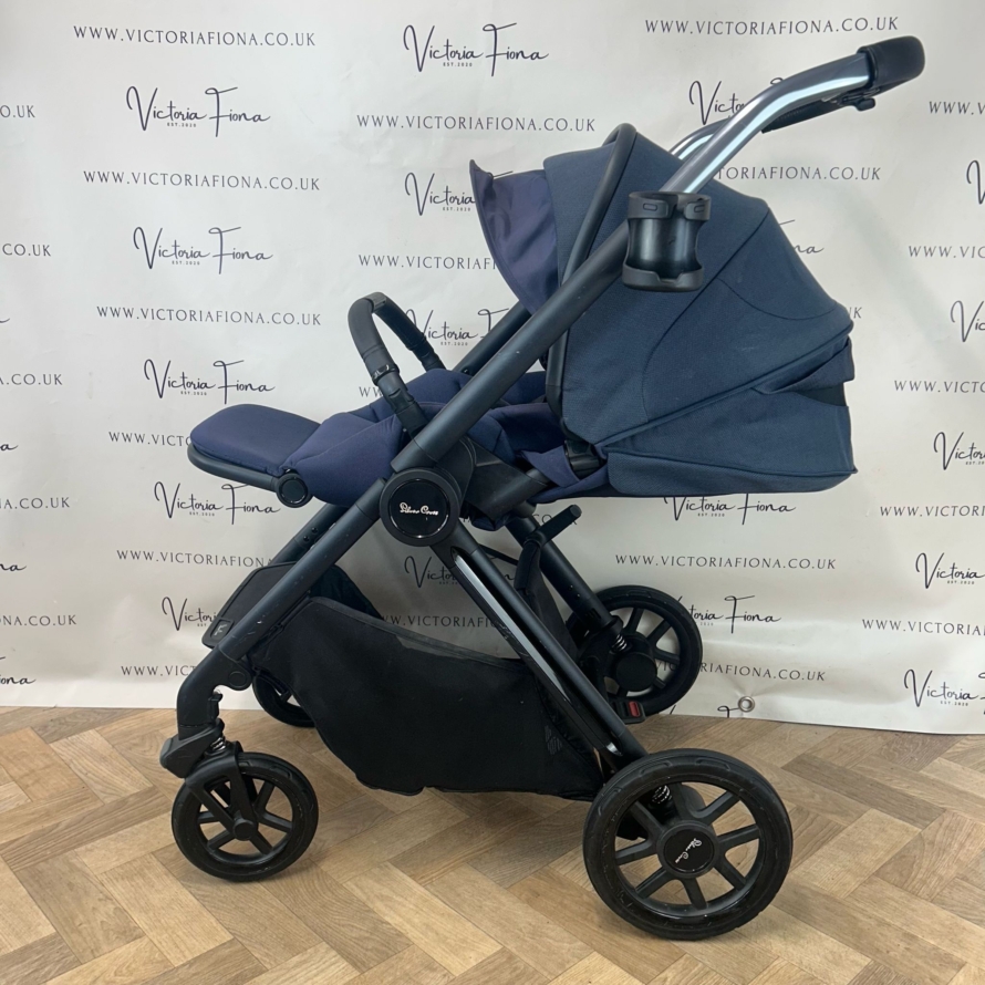 PRELOVED Silver Cross Reef Pushchair Stroller - Neptune Blue RRP£795 - Image 4
