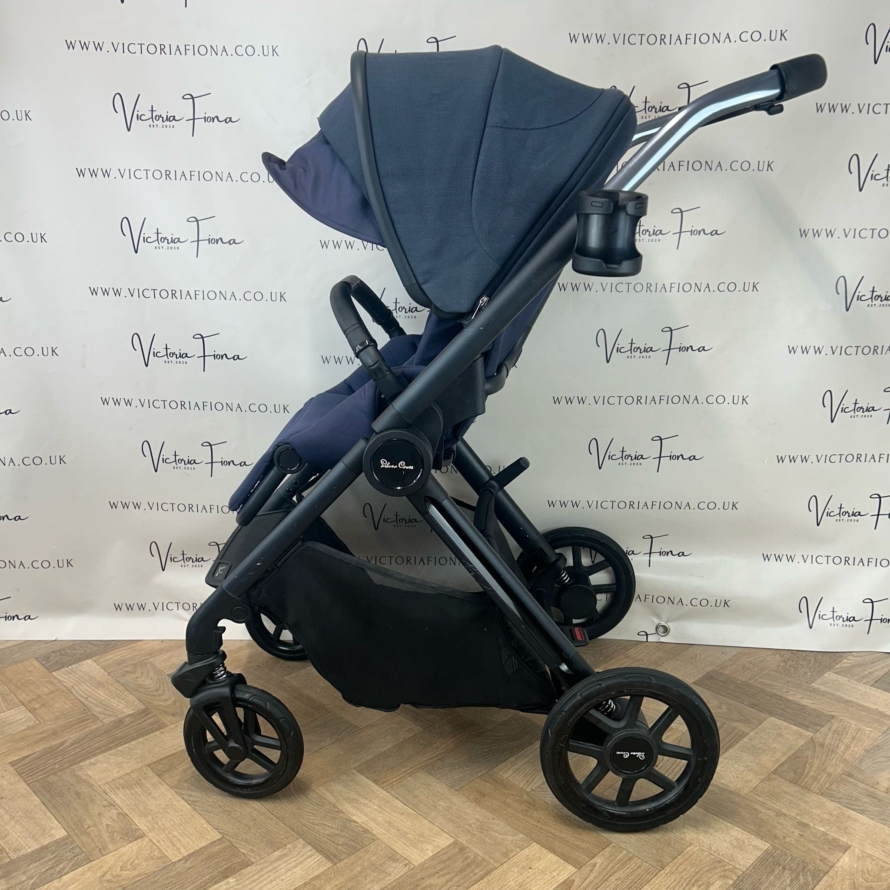 PRELOVED Silver Cross Reef Pushchair Stroller - Neptune Blue RRP£795 - Image 2