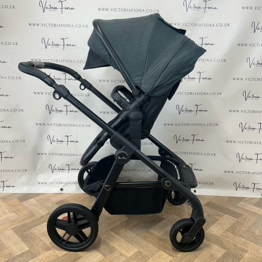 NEW Silver Cross Coast Pushchair & Carrycot - FLINT GREY - Image 6