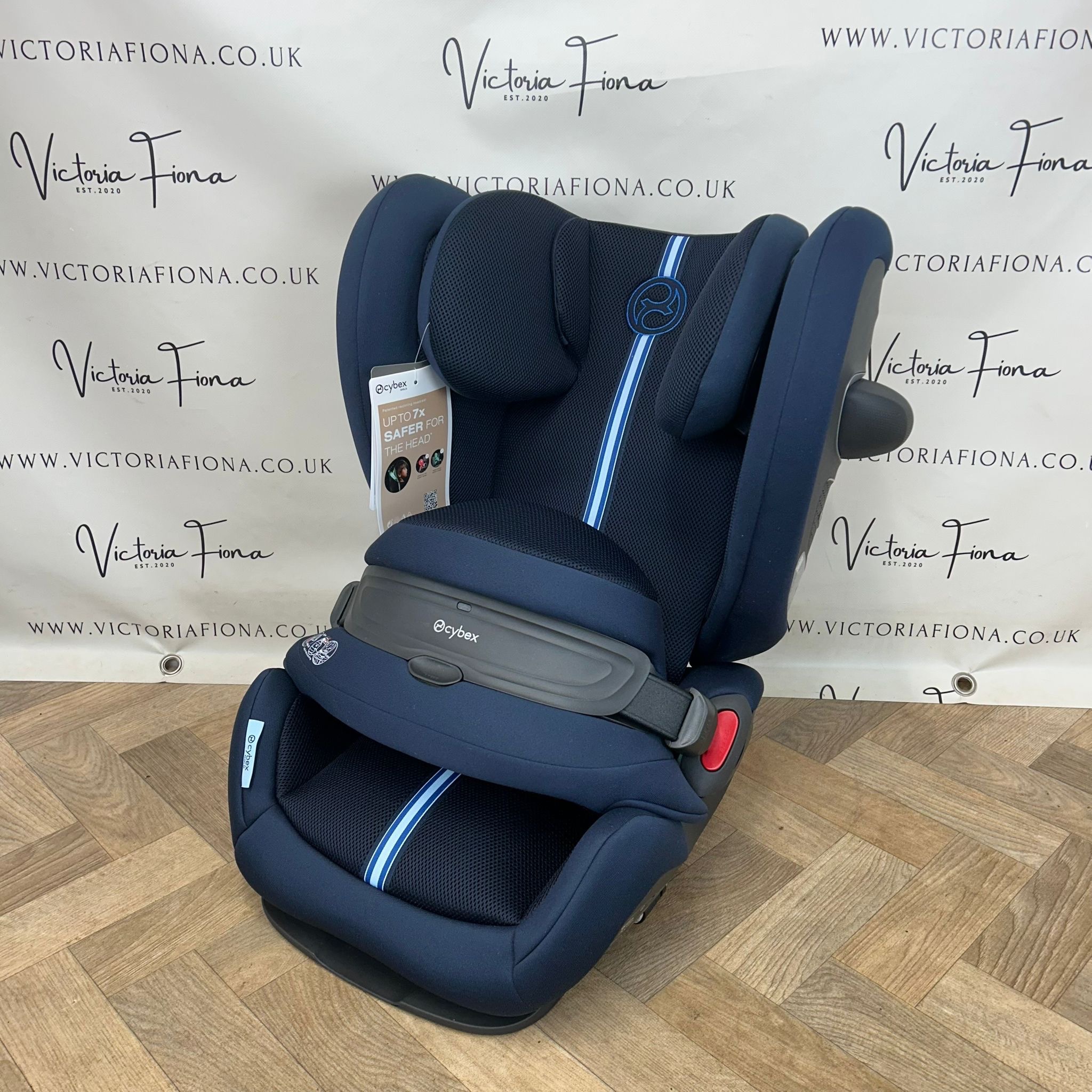 NEW CYBEX Pallas G i-Size Car Seat - Ocean Blue RRP£220