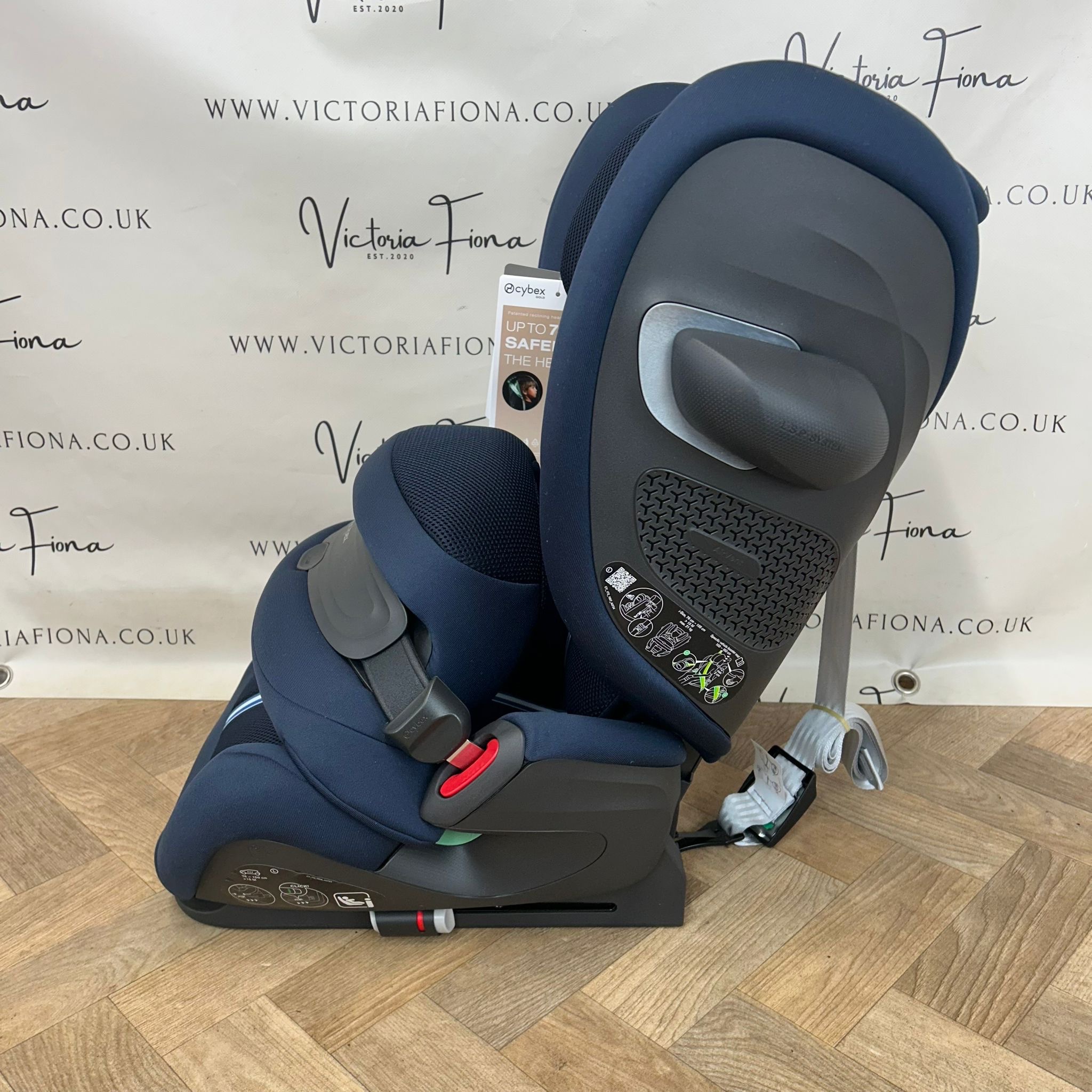 NEW CYBEX Pallas G i-Size Car Seat - Ocean Blue RRP£220 - Image 2