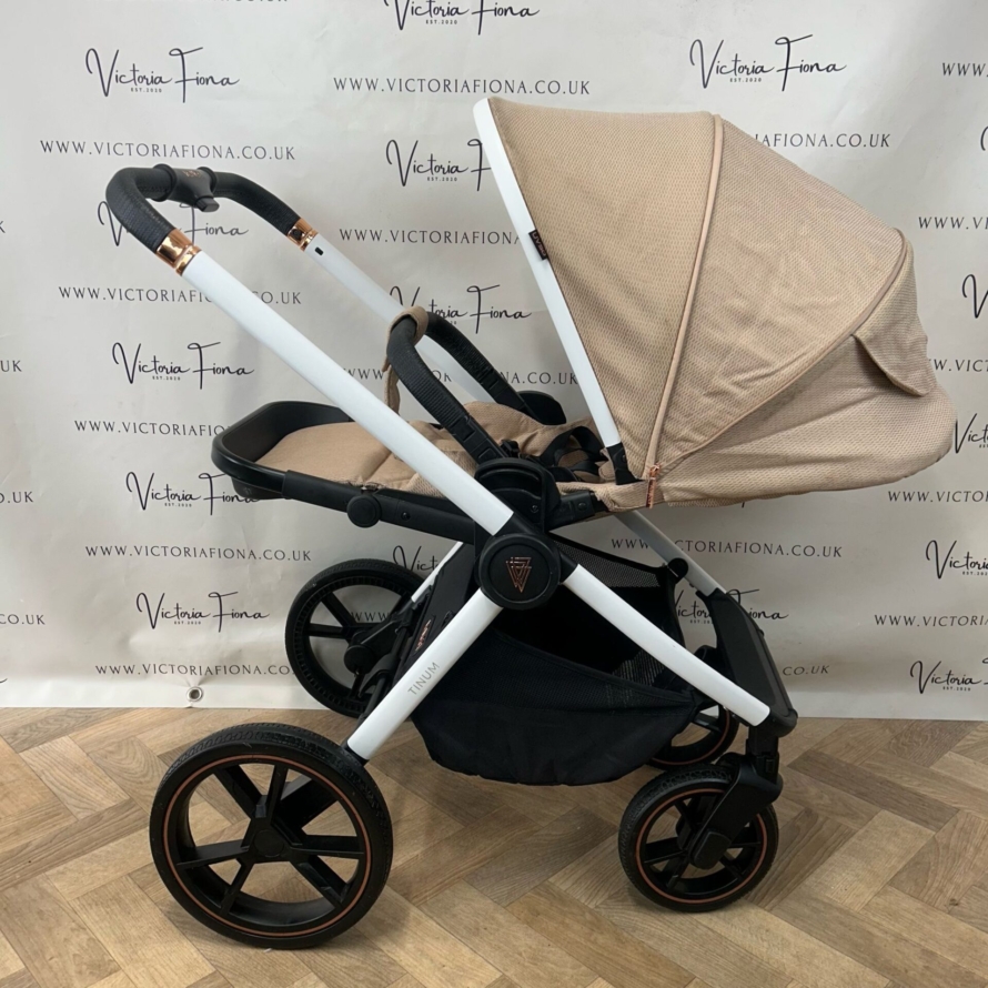 PRELOVED Venicci Tinum 2.0 3 in 1 Travel System – Gold Island (Beige) - Image 7
