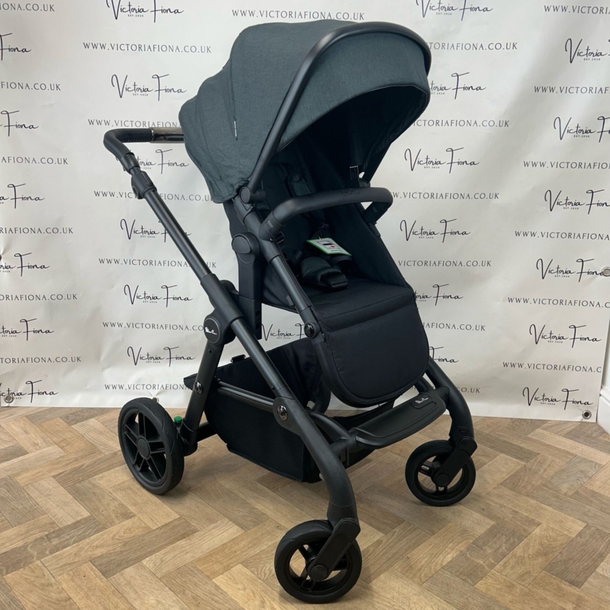 NEW Silver Cross Coast Pushchair & Carrycot - FLINT GREY - Image 9