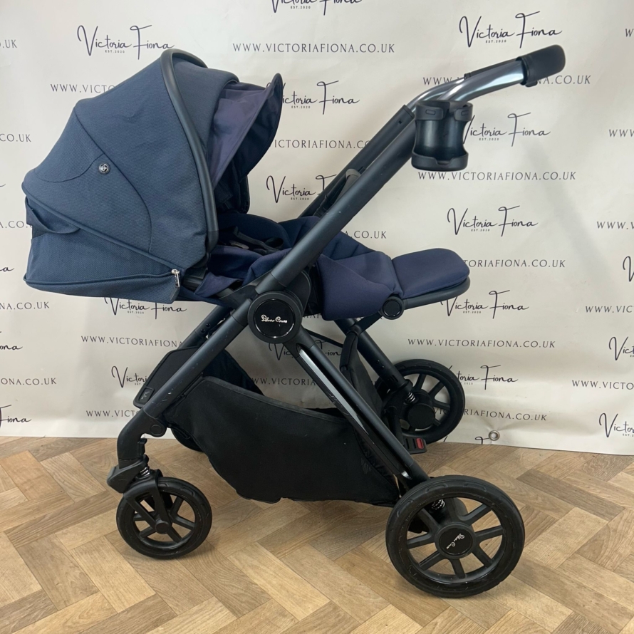 PRELOVED Silver Cross Reef Pushchair Stroller - Neptune Blue RRP£795 - Image 5