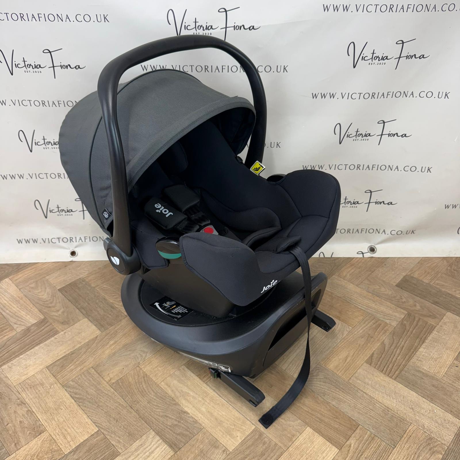 PRELOVED Joie I-Snug 2 Car Seat with 360 Spin Isofix Base - Black - Image 2