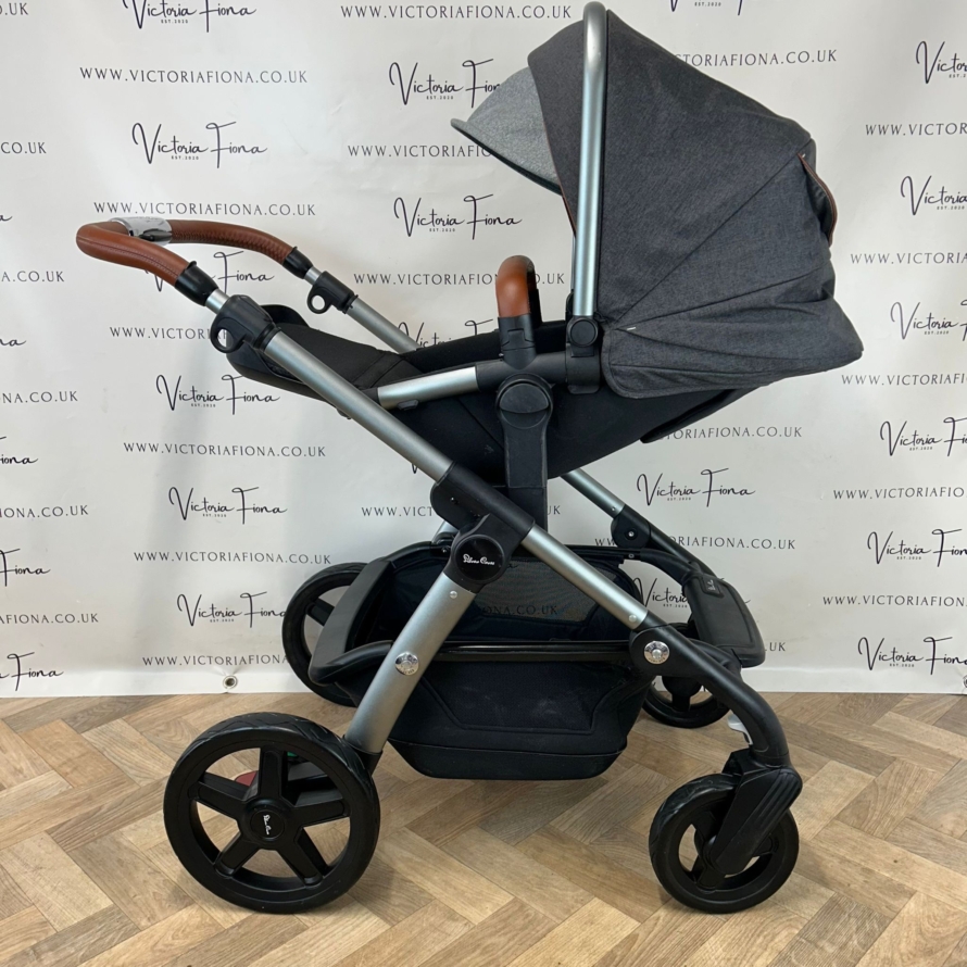 PRELOVED Silver Cross Wave Pushchair & Carrycot - Granite - Image 7