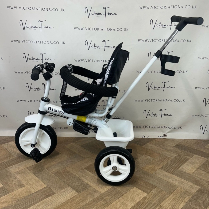 NEW (OTHER) Homcom Kids Trike - White & Black - Image 2