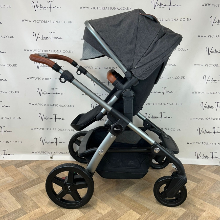 PRELOVED Silver Cross Wave Pushchair & Carrycot - Granite - Image 6