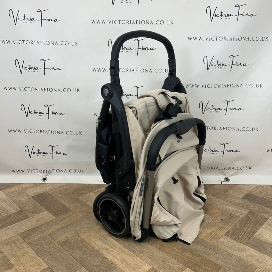 PRELOVED Kinderkraft Apino Compact Stroller - Dune Beige - Image 6