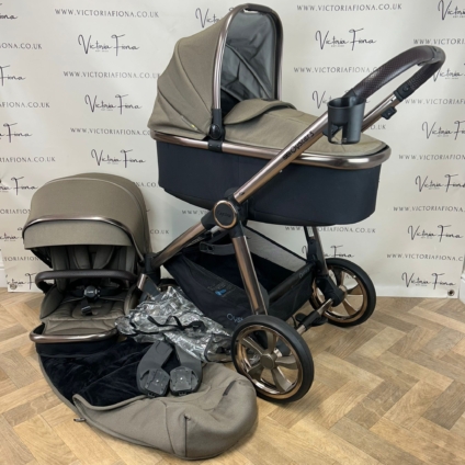 PRELOVED Babystyle Oyster 3 Pushchair & Carrycot - Mink