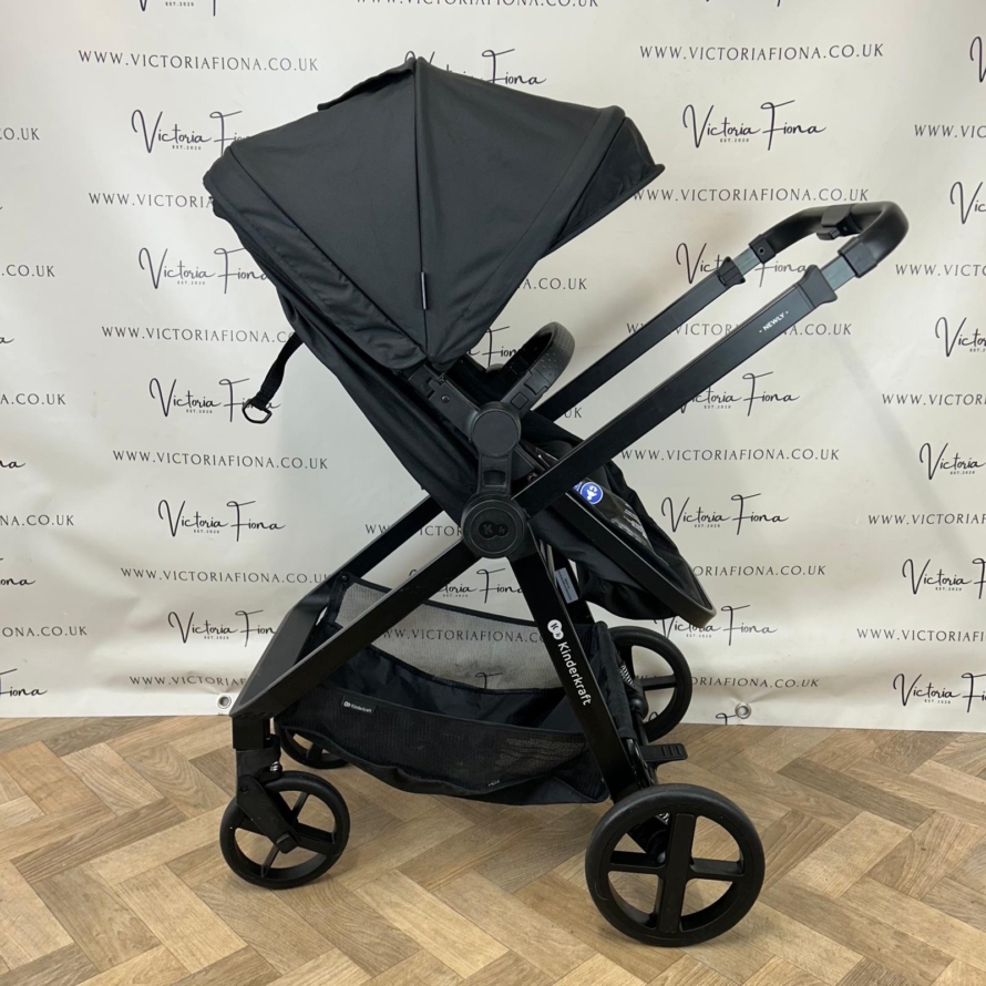 PRELOVED Kinderkraft Newly Pushchair & Car Seat - Black - Image 6