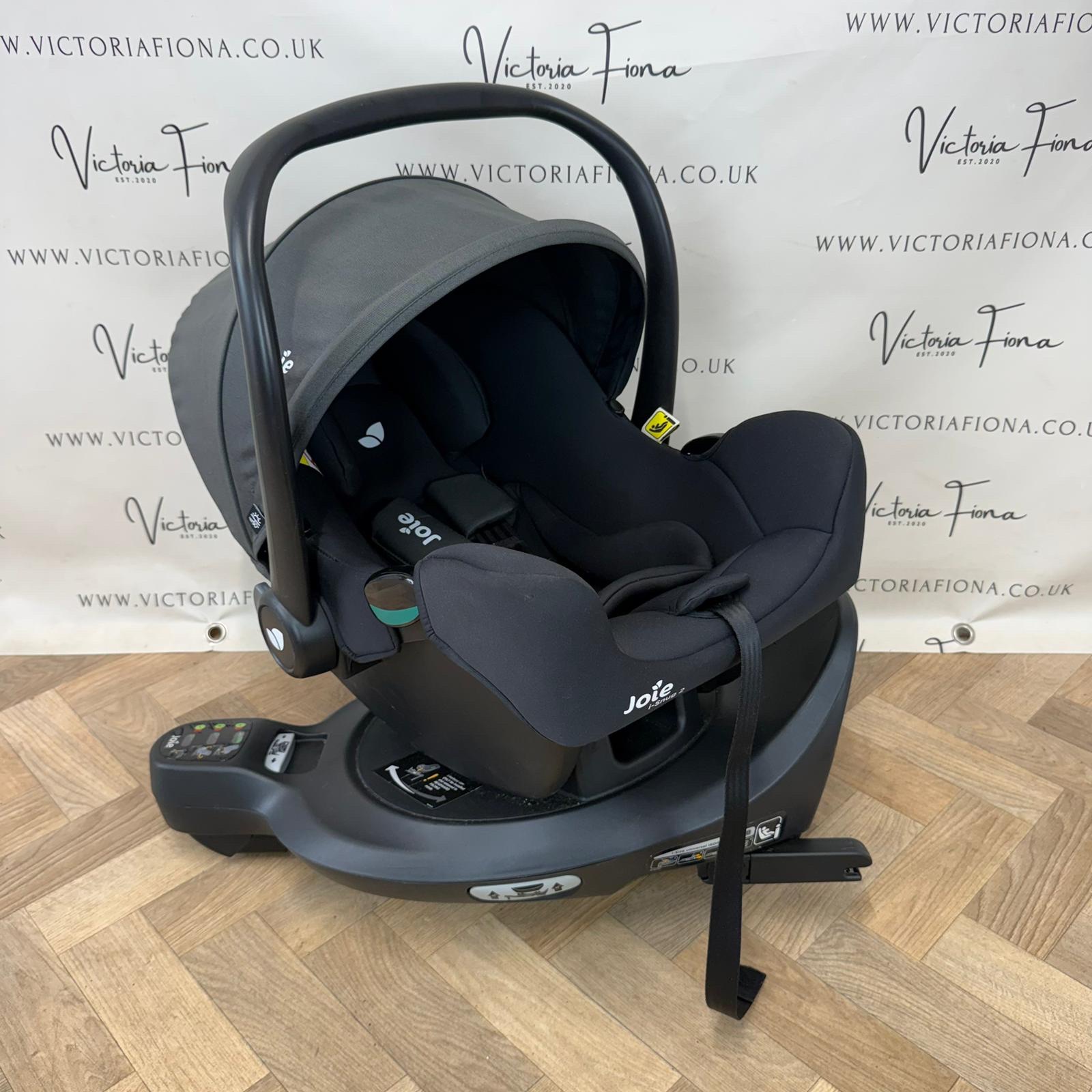 PRELOVED Joie I-Snug 2 Car Seat with 360 Spin Isofix Base - Black - Image 3