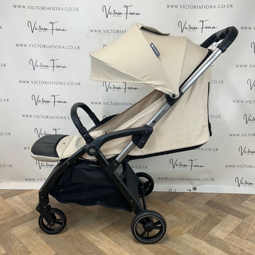 PRELOVED Kinderkraft Apino Compact Stroller - Dune Beige - Image 4