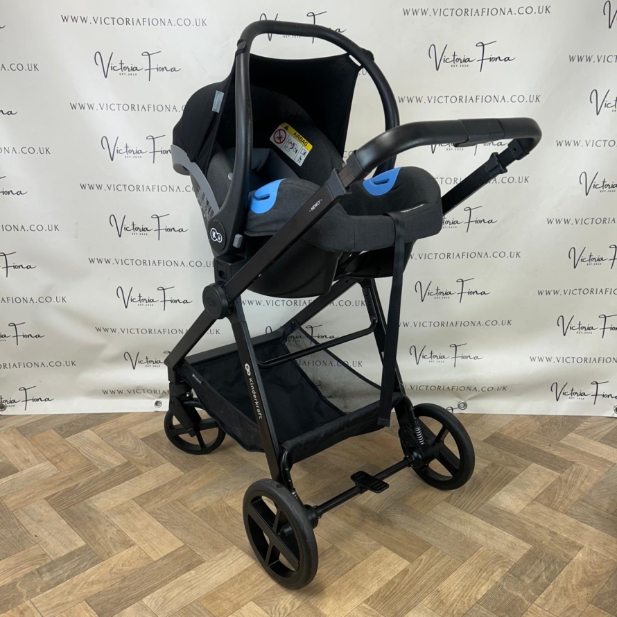 PRELOVED Kinderkraft Newly Pushchair & Car Seat - Black - Image 7