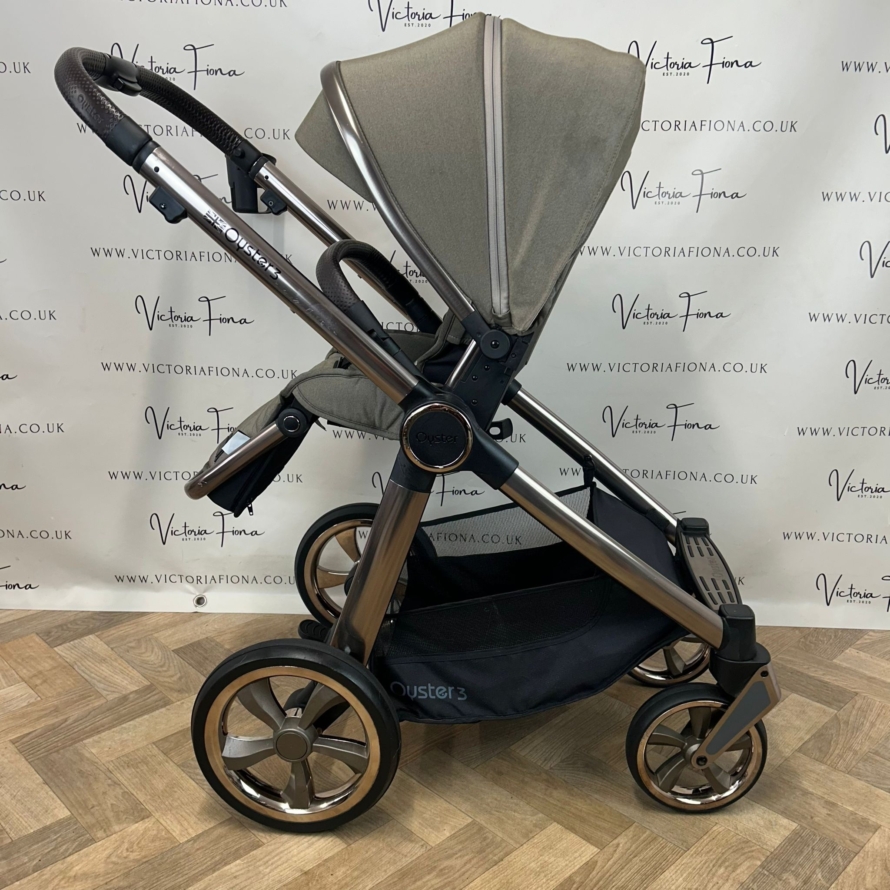 PRELOVED Babystyle Oyster 3 Pushchair & Carrycot - Mink - Image 6