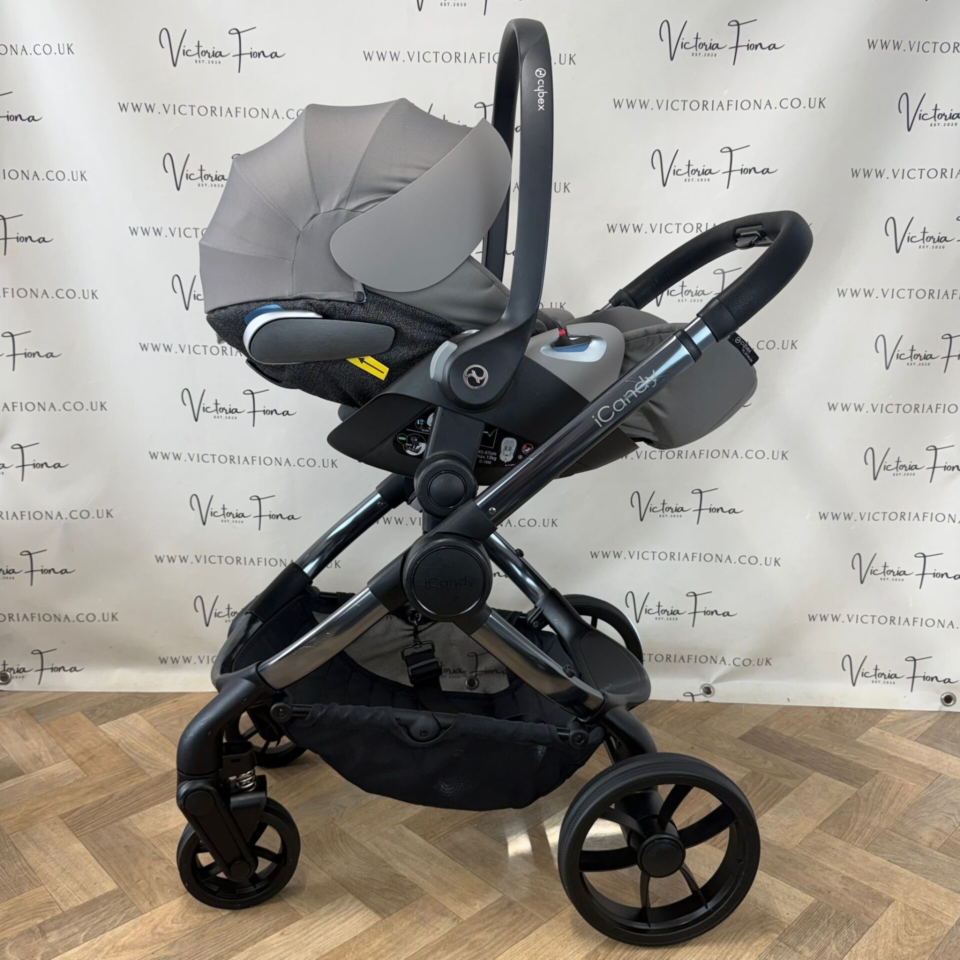 PRELOVED iCandy Peach 7 Pushchair with accessories - DARK GREY - Image 7