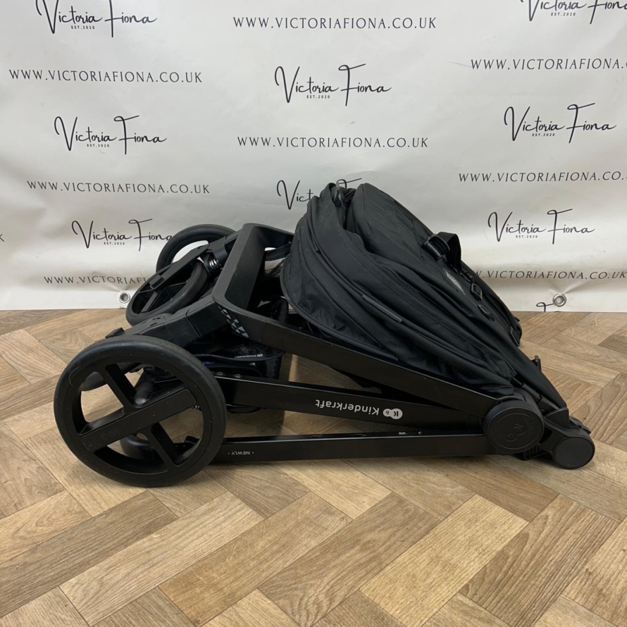 PRELOVED Kinderkraft Newly Pushchair & Car Seat - Black - Image 8