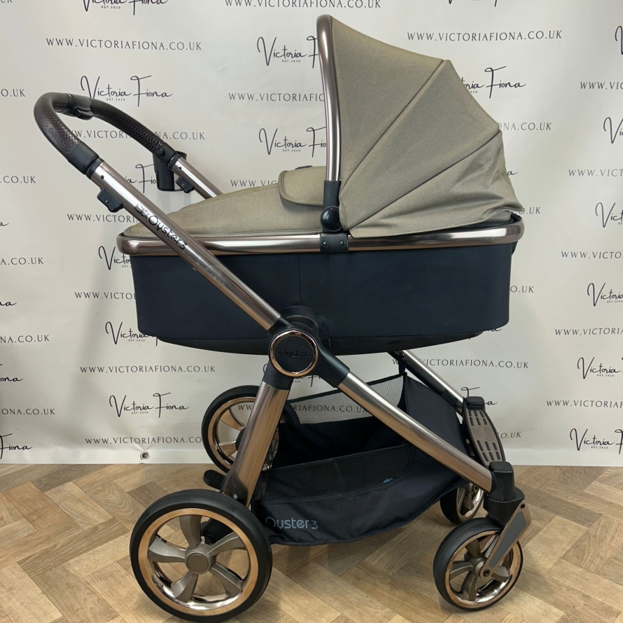 PRELOVED Babystyle Oyster 3 Pushchair & Carrycot - Mink - Image 2