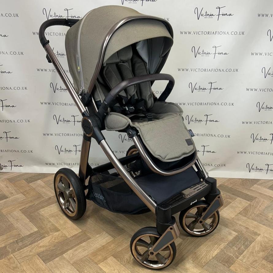 PRELOVED Babystyle Oyster 3 Pushchair & Carrycot - Mink - Image 9