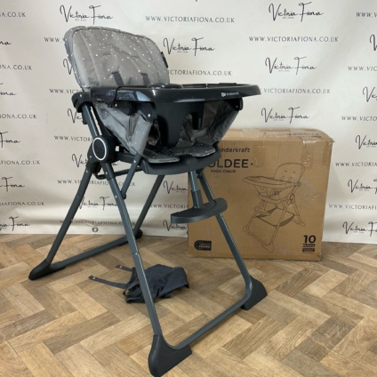 PRELOVED Kinderkraft Foldee Highchair - Grey
