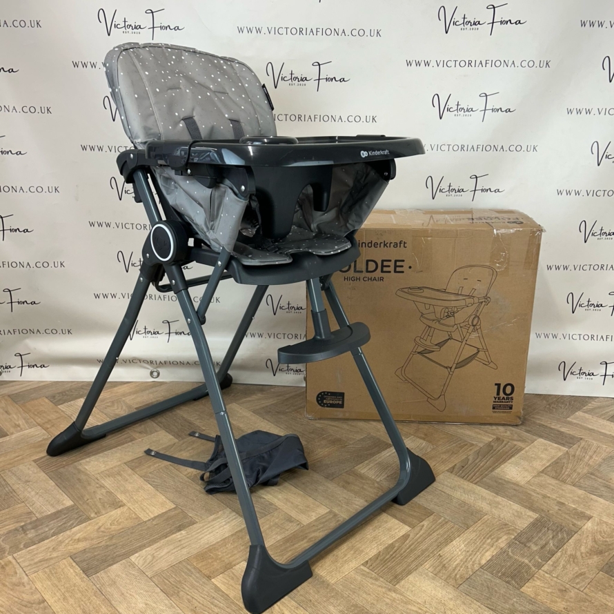 PRELOVED Kinderkraft Foldee Highchair - Grey
