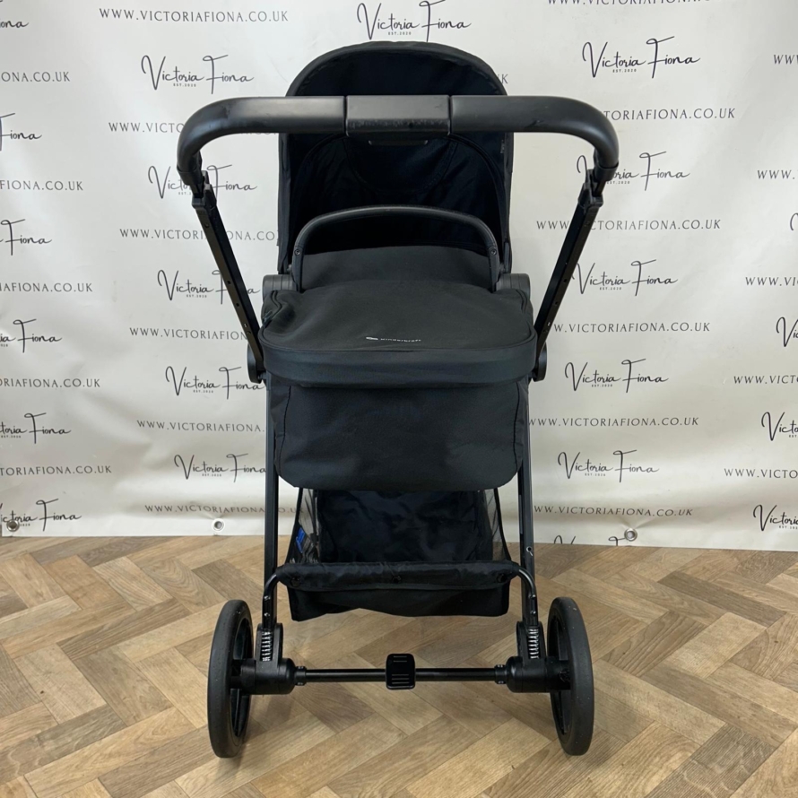 PRELOVED Kinderkraft Newly Pushchair & Car Seat - Black - Image 3