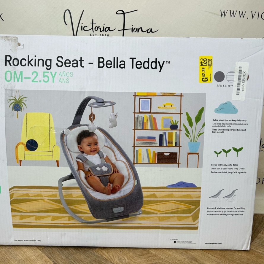NEW Ingenuity Rocking Seat - Bella Teddy - Image 2