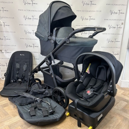PRELOVED Silver Cross Coast FULL TRAVEL SYSTEM - FLINT GREY