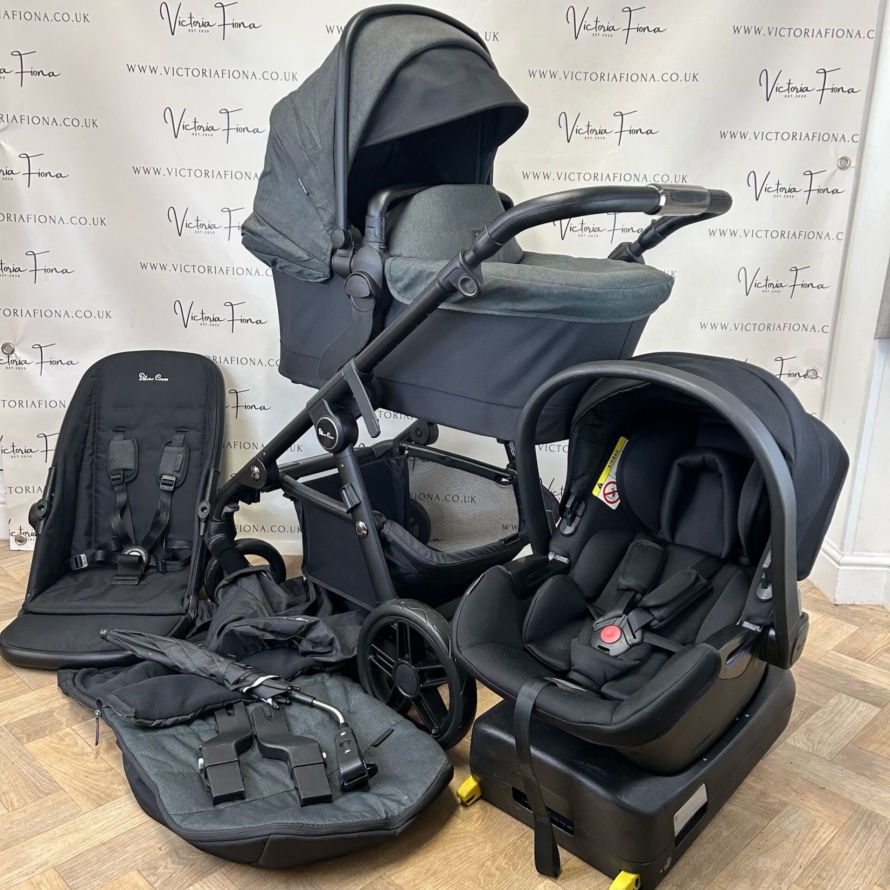 PRELOVED Silver Cross Coast FULL TRAVEL SYSTEM - FLINT GREY